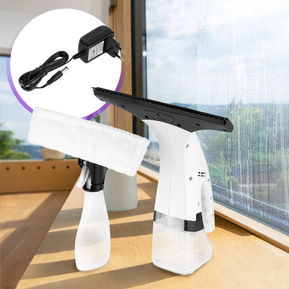 Мойщик окон Kitfort КТ-5163 шир.скреб.:280мм пит.:от аккум. белый/черный