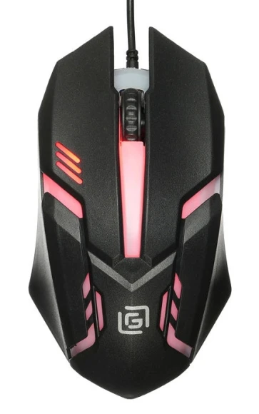 Мышь Оклик 396M INSOMNIA черный оптическая 1200dpi USB 3but (1192373)