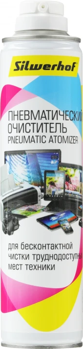 Баллон со сжатым воздухом Silwerhof для удаления пыли 300мл Баллон со сжатым воздухом Silwerhof для удаления пыли 300мл