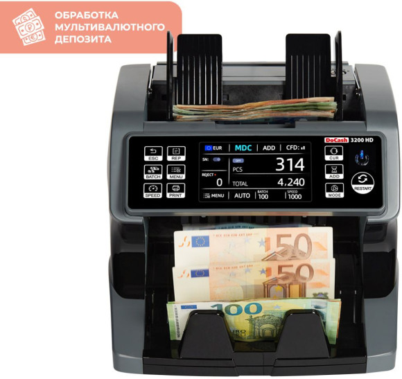 Сортировщик банкнот DoCash 3200 HD 14114 Сортировщик банкнот DoCash 3200 HD 14114