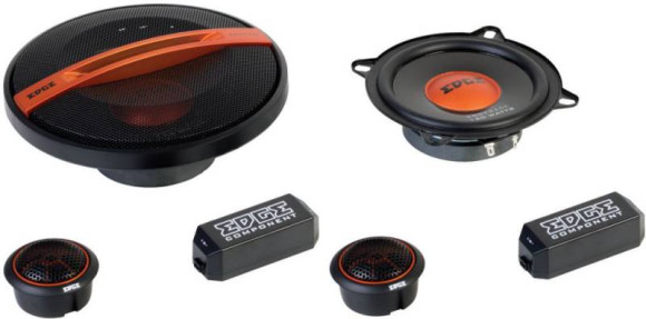 Колонки автомобильные Edge EDST215C-E6 120Вт 4Ом 13см (5дюйм) (ком.:4кол.) компонентные двухполосные
