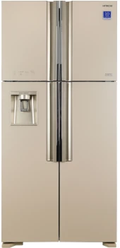 Холодильник Hitachi R-W660PUC7 GBE 2-хкамерн. бежевый стекло инвертер Холодильник Hitachi R-W660PUC7 GBE 2-хкамерн. бежевый стекло инвертер