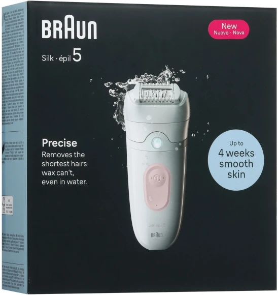 Эпилятор Braun SE5-000 скор.:2 насад.:1 от аккум. белый Эпилятор Braun SE5-000 скор.:2 насад.:1 от аккум. белый