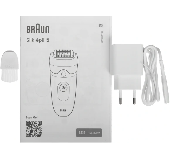 Эпилятор Braun SE5-000 скор.:2 насад.:1 от аккум. белый Эпилятор Braun SE5-000 скор.:2 насад.:1 от аккум. белый
