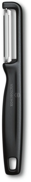 Овощечистка Victorinox Iotaс лезвием двухсторон. черный упак.:европодвес (6.0942.3)