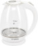 Чайник электрический Hyundai HYK-G2409 1.7л. 2200Вт белый/серебристый корпус: стекло/пластик