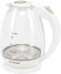 Чайник электрический Hyundai HYK-G2409 1.7л. 2200Вт белый/серебристый корпус: стекло/пластик