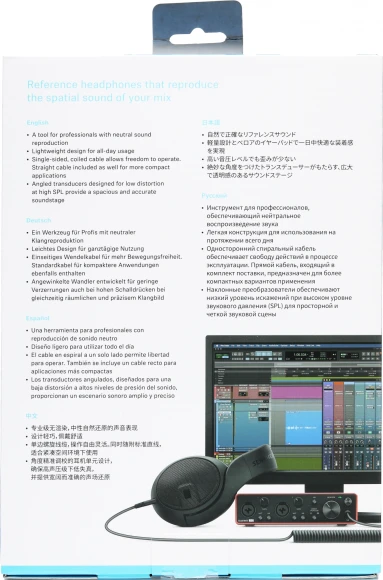 Наушники мониторные Sennheiser HD 400 PRO 3м черный проводные оголовье (700047)