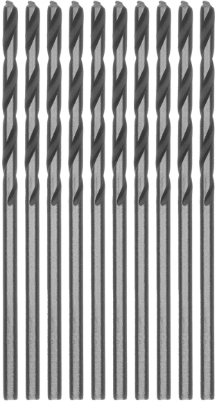 Сверло Сибртех 72220 по металлу Д=2мм Дл=49мм (10пред.) для дрелей