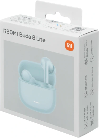 Гарнитура внутриканальные Xiaomi Redmi Buds 8 Lite синий беспроводные bluetooth в ушной раковине (BHR08OJGL) Гарнитура внутриканальные Xiaomi Redmi Buds 8 Lite синий беспроводные bluetooth в ушной раковине (BHR08OJGL)