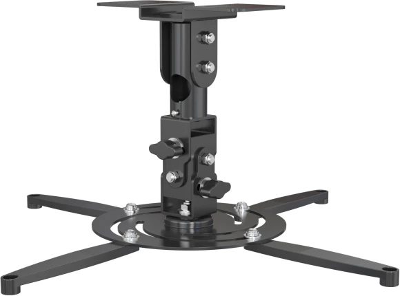 Кронштейн для проектора Cactus CS-VM-PR04-BK черный макс.10кг потолочный поворот и наклон Кронштейн для проектора Cactus CS-VM-PR04-BK черный макс.10кг потолочный поворот и наклон