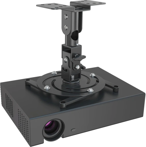 Кронштейн для проектора Cactus CS-VM-PR04-BK черный макс.10кг потолочный поворот и наклон Кронштейн для проектора Cactus CS-VM-PR04-BK черный макс.10кг потолочный поворот и наклон