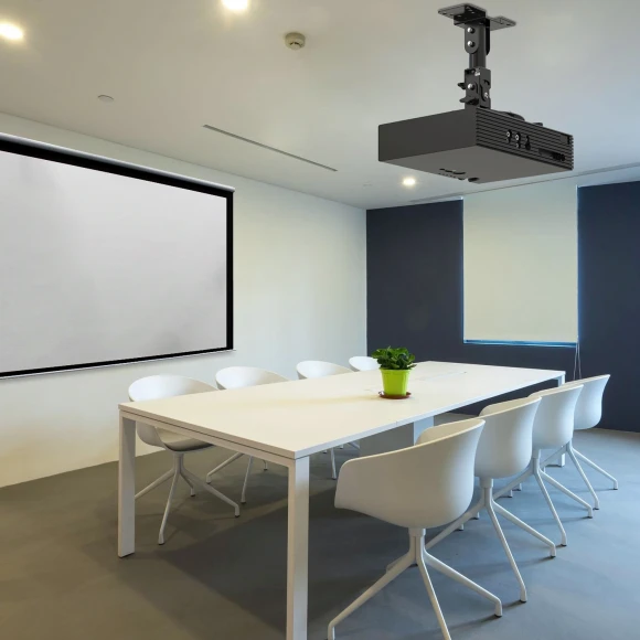 Кронштейн для проектора Cactus CS-VM-PR04-BK черный макс.10кг потолочный поворот и наклон Кронштейн для проектора Cactus CS-VM-PR04-BK черный макс.10кг потолочный поворот и наклон