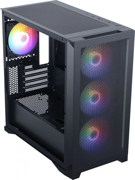 Корпус Accord AM08 черный без БП mATX 4x120mm 2x140mm 2xUSB2.0 1xUSB3.0 audio bott PSU