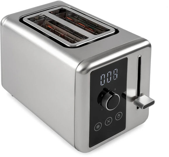 Тостер Hyundai HYT-3305 800Вт черный/серебристый