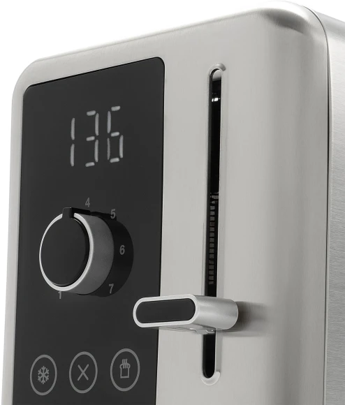 Тостер Hyundai HYT-3305 800Вт черный/серебристый