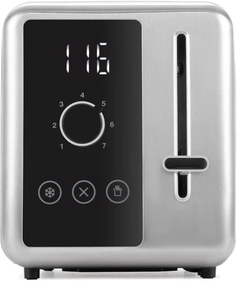 Тостер Hyundai HYT-3305 800Вт черный/серебристый