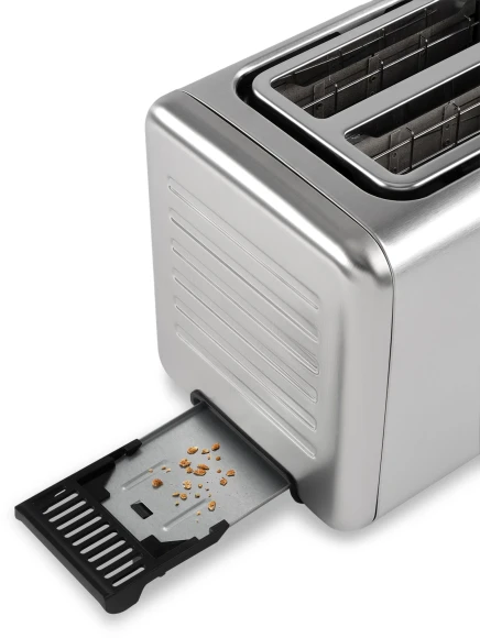 Тостер Hyundai HYT-3305 800Вт черный/серебристый