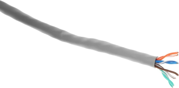 Кабель сетевой информационный Suprlan Standard 01-0328-9 кат.5E UTP 4 пары 24AWG PVC внутренний 305м серый