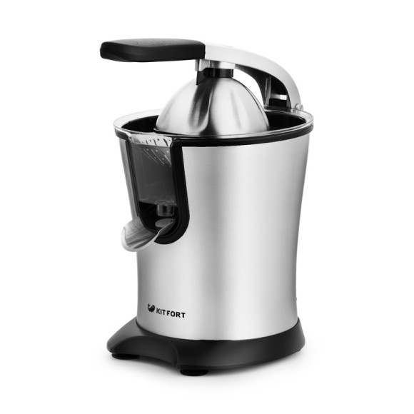 Соковыжималка цитрусовая Kitfort КТ-1108 160Вт серебристый/черный Соковыжималка цитрусовая Kitfort КТ-1108 160Вт серебристый/черный