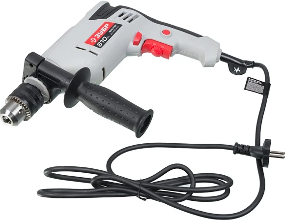 Дрель ударная Зубр ДУ-810 ЭРМ2 810Вт патрон:кулачковый реверс Дрель ударная Зубр ДУ-810 ЭРМ2 810Вт патрон:кулачковый реверс