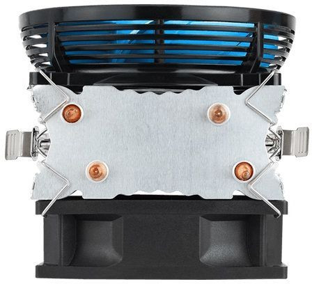 Устройство охлаждения(кулер) Aerocool Verkho 2 Dual Soc-AM5/AM4/1200/2066/1700/1851 черный/синий 4-pin 15-25dB Al+Cu 120W 370gr Ret Устройство охлаждения(кулер) Aerocool Verkho 2 Dual Soc-AM5/AM4/1200/2066/1700/1851 черный/синий 4-pin 15-25dB Al+Cu 120W 370gr Ret