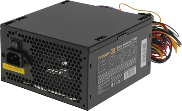 Блок питания Exegate ATX 550W XP550 (20+4pin) PPFC 120mm fan 3xSATA Блок питания Exegate ATX 550W XP550 (20+4pin) PPFC 120mm fan 3xSATA
