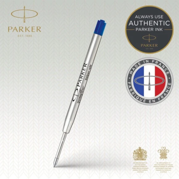 Стержень шариковый Parker QuinkFlow Z08 (1950368) F 0.8мм синие чернила блистер Стержень шариковый Parker QuinkFlow Z08 (1950368) F 0.8мм синие чернила блистер