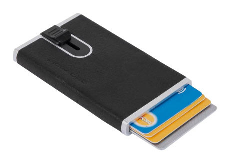 Чехол для кредитных карт Piquadro Black Square PP4825B3R/N черный натур.кожа