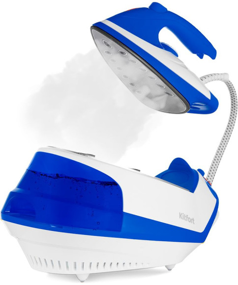 Парогенератор Kitfort КТ-9135 2000Вт синий/белый Парогенератор Kitfort КТ-9135 2000Вт синий/белый