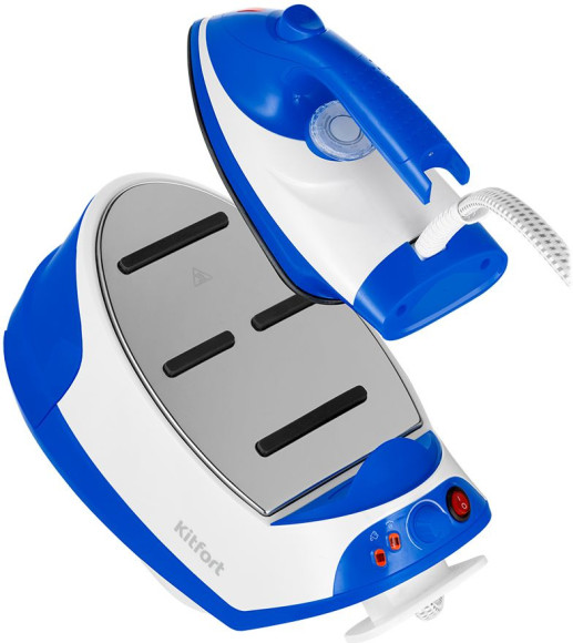 Парогенератор Kitfort КТ-9135 2000Вт синий/белый Парогенератор Kitfort КТ-9135 2000Вт синий/белый