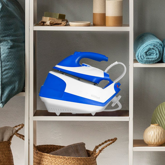 Парогенератор Kitfort КТ-9135 2000Вт синий/белый Парогенератор Kitfort КТ-9135 2000Вт синий/белый