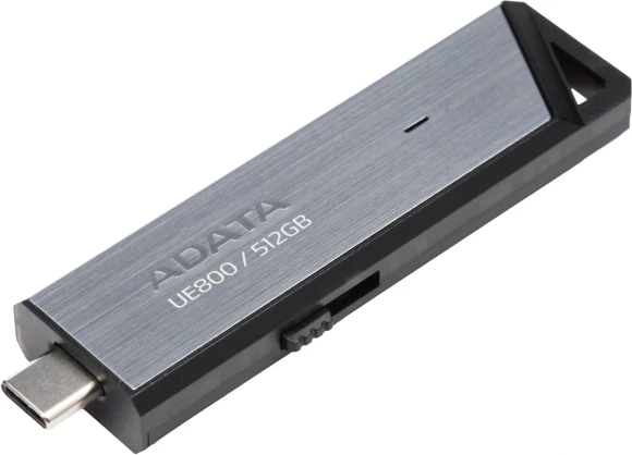 Флеш Диск A-Data 512Gb Type-C UE800 AELI-UE800-512G-CSG USB3.2 серебристый Флеш Диск A-Data 512Gb Type-C UE800 AELI-UE800-512G-CSG USB3.2 серебристый