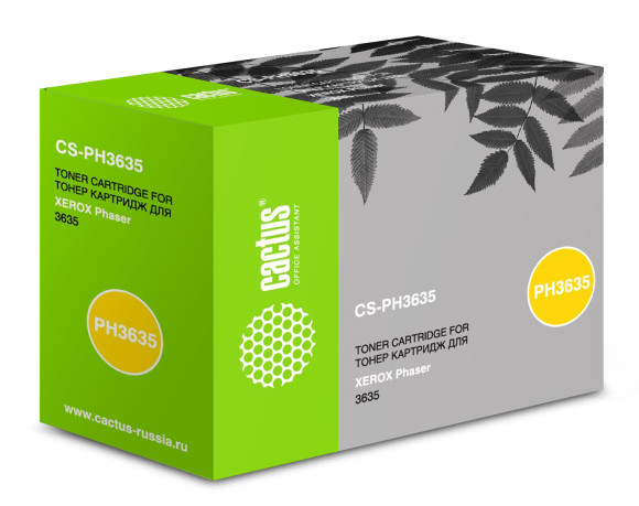 Картридж лазерный Cactus CS-PH3635 108R00796 черный (10000стр.) для Xerox Phaser 3635 Картридж лазерный Cactus CS-PH3635 108R00796 черный (10000стр.) для Xerox Phaser 3635