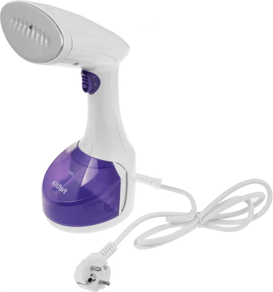 Отпариватель ручной Kitfort КТ-9206 1200Вт белый/фиолетовый