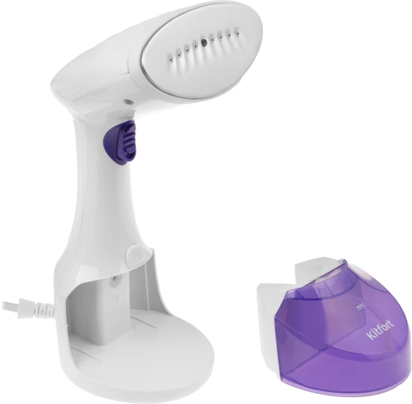 Отпариватель ручной Kitfort КТ-9206 1200Вт белый/фиолетовый