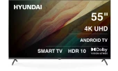 Телевизор LED Hyundai 55" H-LED55BU7009 Android TV Frameless Metal черный 4K Ultra HD 60Hz MEMC DVB-T DVB-T2 DVB-C DVB-S DVB-S2 USB WiFi Smart TV Телевизор LED Hyundai 55" H-LED55BU7009 Android TV Frameless Metal черный 4K Ultra HD 60Hz MEMC DVB-T DVB-T2 DVB-C DVB-S DVB-S2 USB WiFi Smart TV