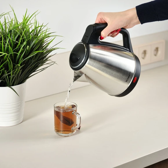 Чайник электрический Scarlett SC-EK21S25 1.5л. 1350Вт серебристый корпус: металл/пластик (EK21S25) Чайник электрический Scarlett SC-EK21S25 1.5л. 1350Вт серебристый корпус: металл/пластик (EK21S25)