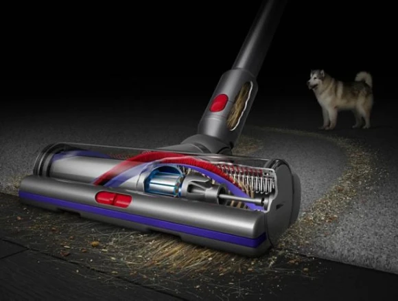 Пылесос Dyson SV28 V11 Vaccum голубой/никель