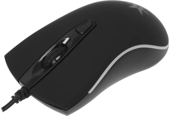 Мышь Оклик 704G TOKUGAWA черный оптическая 1600dpi USB 4but (1196423)
