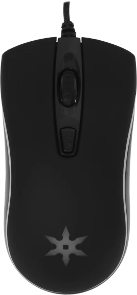 Мышь Оклик 704G TOKUGAWA черный оптическая 1600dpi USB 4but (1196423)