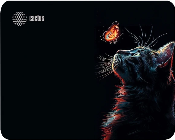 Коврик для мыши Cactus Night Cat 220x180x2мм (CS-MPC-P12XS) Коврик для мыши Cactus Night Cat 220x180x2мм (CS-MPC-P12XS)