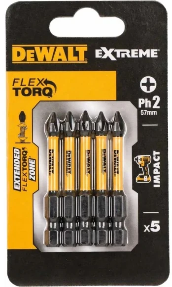 Набор бит DeWalt DT7998T-QZ универсал. (5пред.) для шуруповертов/дрелей Набор бит DeWalt DT7998T-QZ универсал. (5пред.) для шуруповертов/дрелей