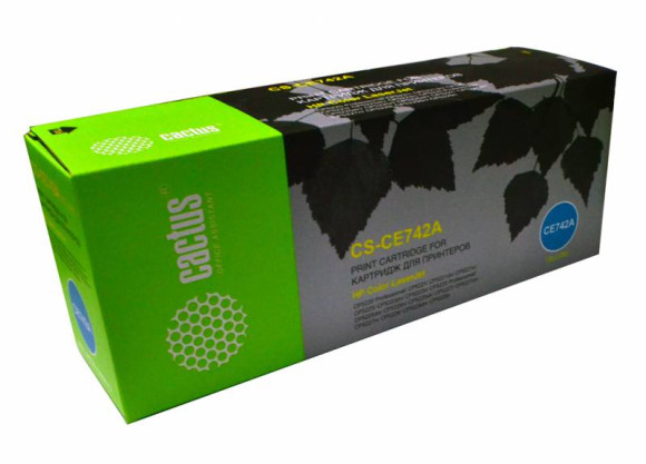 Картридж лазерный Cactus CS-CE742A CE742A желтый (7300стр.) для HP CLJ CP5220/CP5221/CP5223/CP5225/CP5227/CP5229 Картридж лазерный Cactus CS-CE742A CE742A желтый (7300стр.) для HP CLJ CP5220/CP5221/CP5223/CP5225/CP5227/CP5229