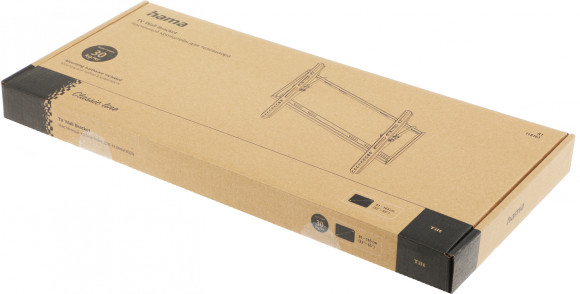 Кронштейн для телевизора Hama R1 118161 черный 32"-65" макс.30кг настенный наклон