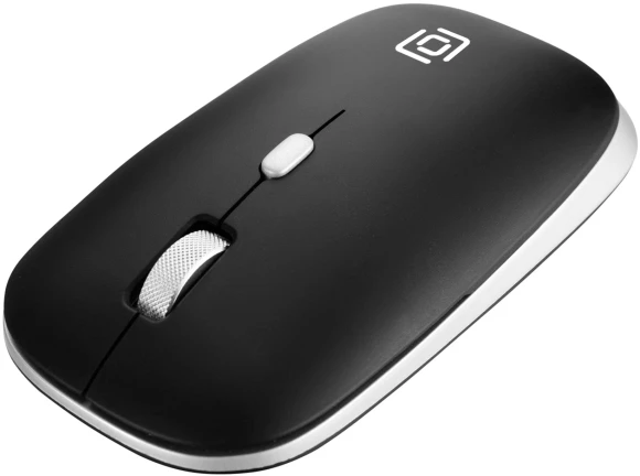 Мышь Оклик 599MWB черный оптическая 1600dpi silent беспров. BT/Radio USB для ноутбука 4but (1520854)