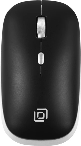Мышь Оклик 599MWB черный оптическая 1600dpi silent беспров. BT/Radio USB для ноутбука 4but (1520854)