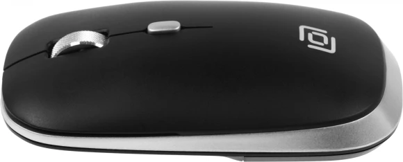 Мышь Оклик 599MWB черный оптическая 1600dpi silent беспров. BT/Radio USB для ноутбука 4but (1520854)