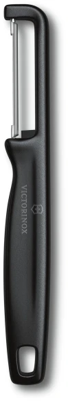 Овощечистка Victorinox Iotaс лезвием двухсторон. черный упак.:европодвес (6.0942.3)