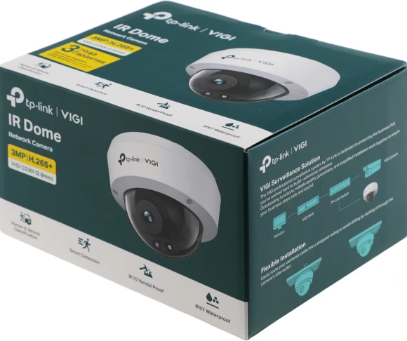 Камера видеонаблюдения IP TP-Link Vigi C230I 2.8-2.8мм цв. корп.:белый/черный (VIGI C230I(2.8MM))
